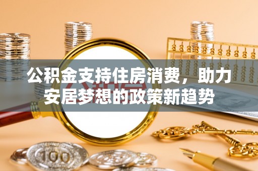启东公积金支持住房消费，助力安居梦想的政策新趋势