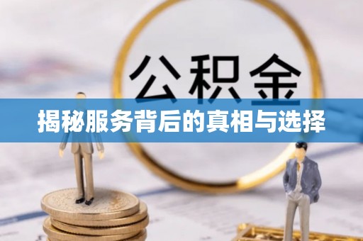 启东揭秘服务背后的真相与选择