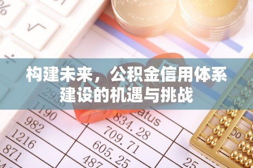 启东构建未来，公积金信用体系建设的机遇与挑战