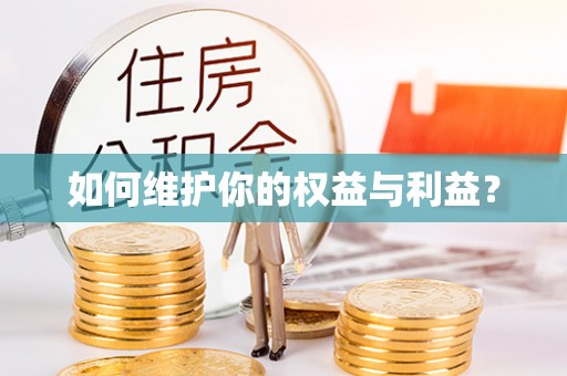 启东如何维护你的权益与利益？