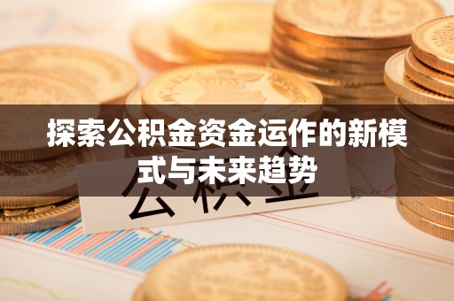 启东探索公积金资金运作的新模式与未来趋势