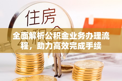 启东全面解析公积金业务办理流程，助力高效完成手续