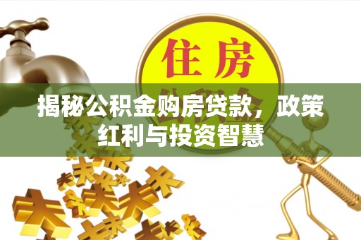 启东揭秘公积金购房贷款，政策红利与投资智慧